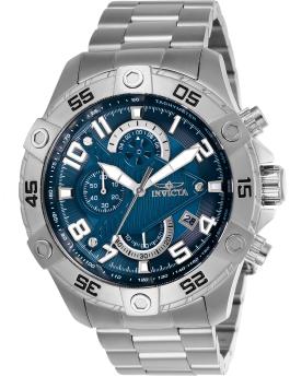 Invicta S1 Rally 26094 Orologio da Uomo - Movimento al Quarzo - Acciaio Inossidabile con Quadrante Blu - 48 mm