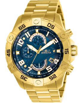 Invicta S1 Rally - SCUBA 26095 Relógio Masculino - Movimento Quartz - Aço Inoxidável com Mostrador Azul - 48 mm