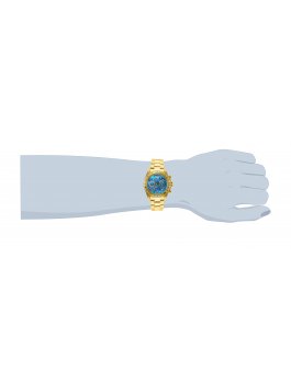 Invicta Speedway 28671 Damenuhr - Quarzwerk - Edelstahl mit blauem Zifferblatt - 39 mm