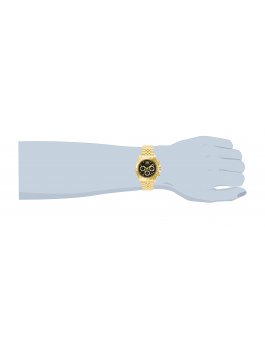 Invicta Speedway 31001 Reloj de Hombre - Movimiento de Cuarzo - Acero Inoxidable con Esfera Negra - 39 mm