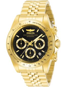 Invicta Speedway 31001 Men's Watch - Quartz Movement - Stainless Steel with Black Dial - 39 mm