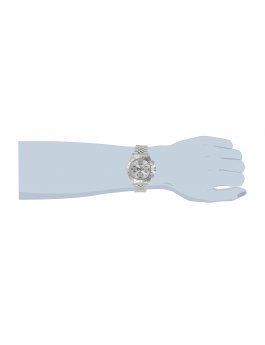 Invicta Speedway 30988 Reloj de Hombre - Movimiento de Cuarzo - Acero Inoxidable con Esfera Plateada - 39 mm