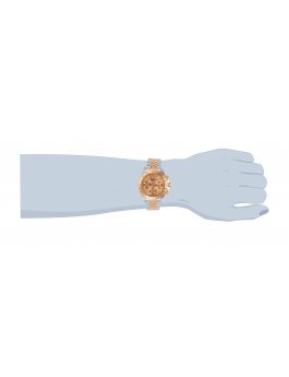 Invicta Speedway 30994 Reloj de Hombre - Movimiento de Cuarzo - Acero Inoxidable con Esfera de Oro Rosa - 39 mm