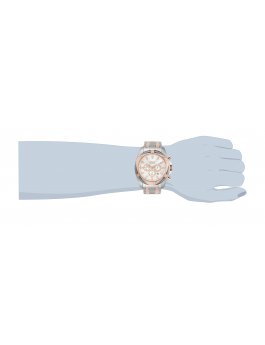 Invicta Bolt 34134 Reloj de Hombre - Movimiento de Cuarzo - Acero Inoxidable con Esfera Plateada - 50 mm