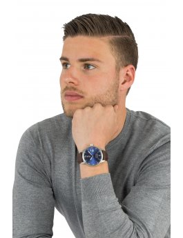Invicta I-Force 15254 Herrenuhr - Quarzuhrwerk - Edelstahl mit blauem Zifferblatt - 44 mm