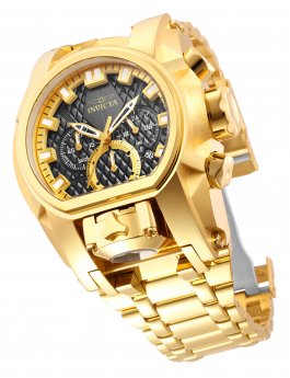 Invicta Bolt 31553 Men's Watch - Quartz Movement - Stainless Steel with Grey Dial - 52 mm