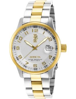 Invicta I-Force 15260 Herrklocka - Kvartsurverk - Rostfritt stål med silverfärgad tavla - 44 mm