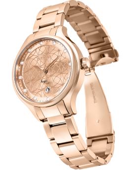Invicta Angel 35826 Orologio da Donna - Movimento al Quarzo - Acciaio Inossidabile con Quadrante in Oro Rosa - 38 mm