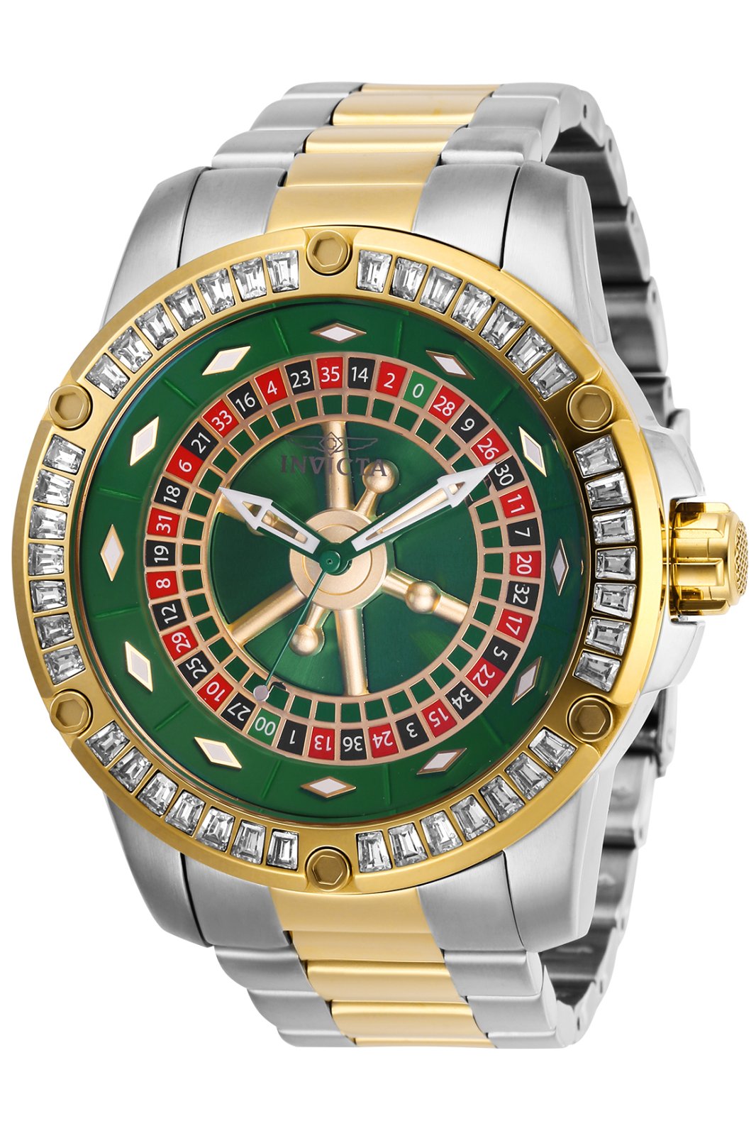 Invicta Specialty 28716 Reloj de Hombre - Movimiento Automático - Acero Inoxidable con Esfera Verde - 52 mm
