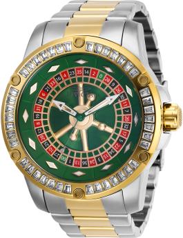 Invicta Specialty 28716 Reloj de Hombre - Movimiento Automático - Acero Inoxidable con Esfera Verde - 52 mm