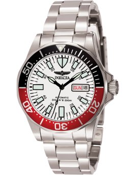 Invicta Signature 7044 Relógio Masculino - Movimento Automático - Aço Inoxidável com Mostrador Branco - 40 mm