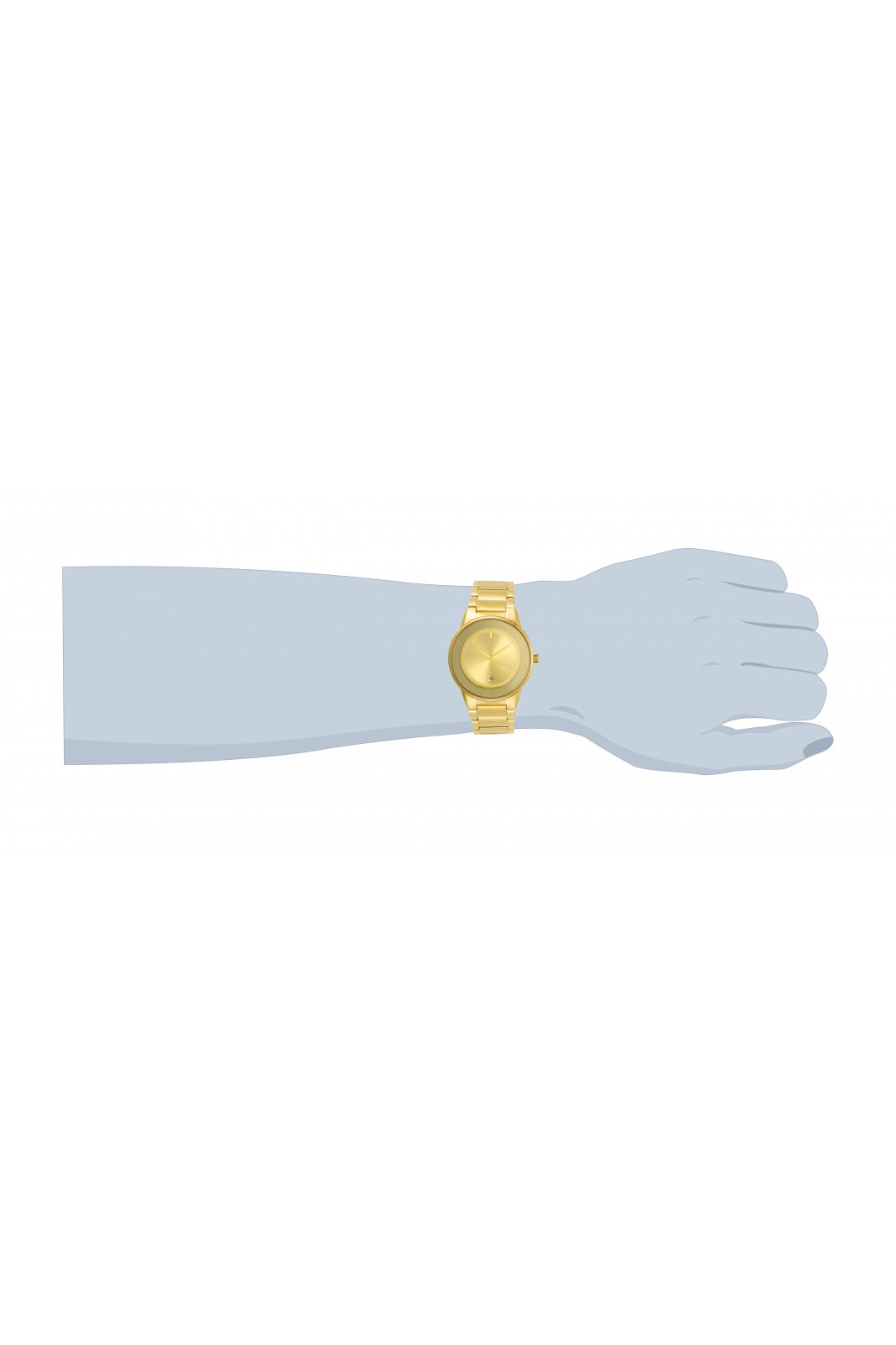 Invicta Specialty 30535 Reloj para Mujer - Movimiento de Cuarzo - Acero Inoxidable con Esfera Dorada - 40 mm