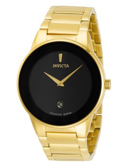Invicta Specialty 30536 Herrenuhr - Quarzwerk - Edelstahl mit schwarzem Zifferblatt - 40 mm