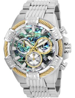 Invicta Bolt 26539 Reloj para Hombre - Movimiento de Cuarzo - Acero Inoxidable con Esfera Multicolor - 51 mm