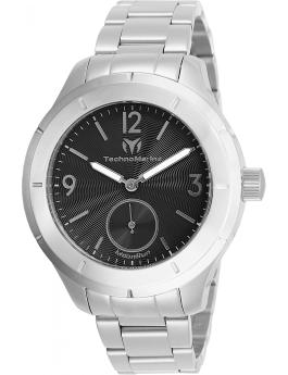 TechnoMarine MoonSun TM-818005 Orologio da Uomo - Movimento al Quarzo - Acciaio Inossidabile con Quadrante Grigio - 42 mm