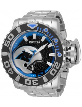 Invicta NFL - Carolina Panthers 33000 Relógio de Homem Automatico  - 58mm