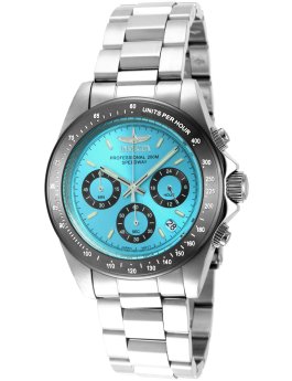 Invicta Speedway 15589 Relógio Masculino - Movimento Quartzo - Aço Inoxidável com Mostrador Azul - 39 mm