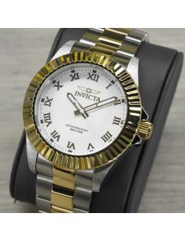Invicta Pro Diver 16740 Relógio Masculino - Movimento Quartz - Aço Inoxidável com Mostrador Branco - 44 mm