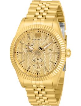 TechnoMarine Sea TM-719019 Reloj de Mujer - Movimiento de Cuarzo - Acero Inoxidable con Esfera Dorada - 38 mm
