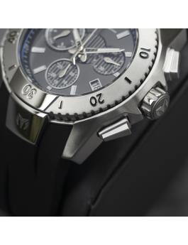 TechnoMarine UF6 TM-620001 Men's Watch - Quartz Movement - Stainless Steel with Black Dial - 48 mm
