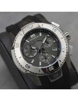 TechnoMarine UF6 TM-620001 Men's Watch - Quartz Movement - Stainless Steel with Black Dial - 48 mm