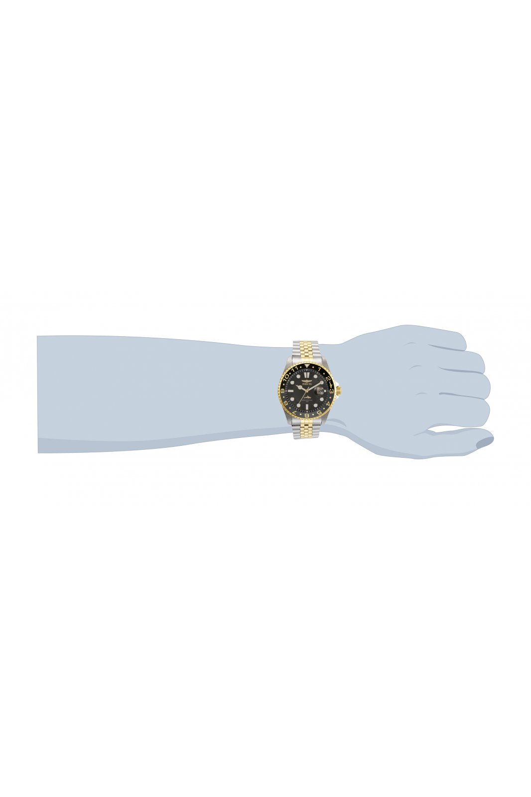 Invicta Pro Diver 35131 Orologio da Uomo - Movimento al Quarzo - Acciaio Inossidabile con Quadrante Nero - 43 mm