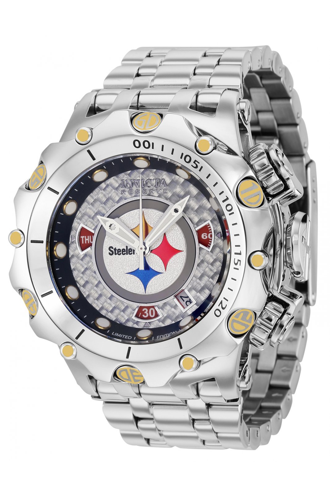 Invicta NFL Pittsburgh Steelers Quartz Ladies Watch 36950