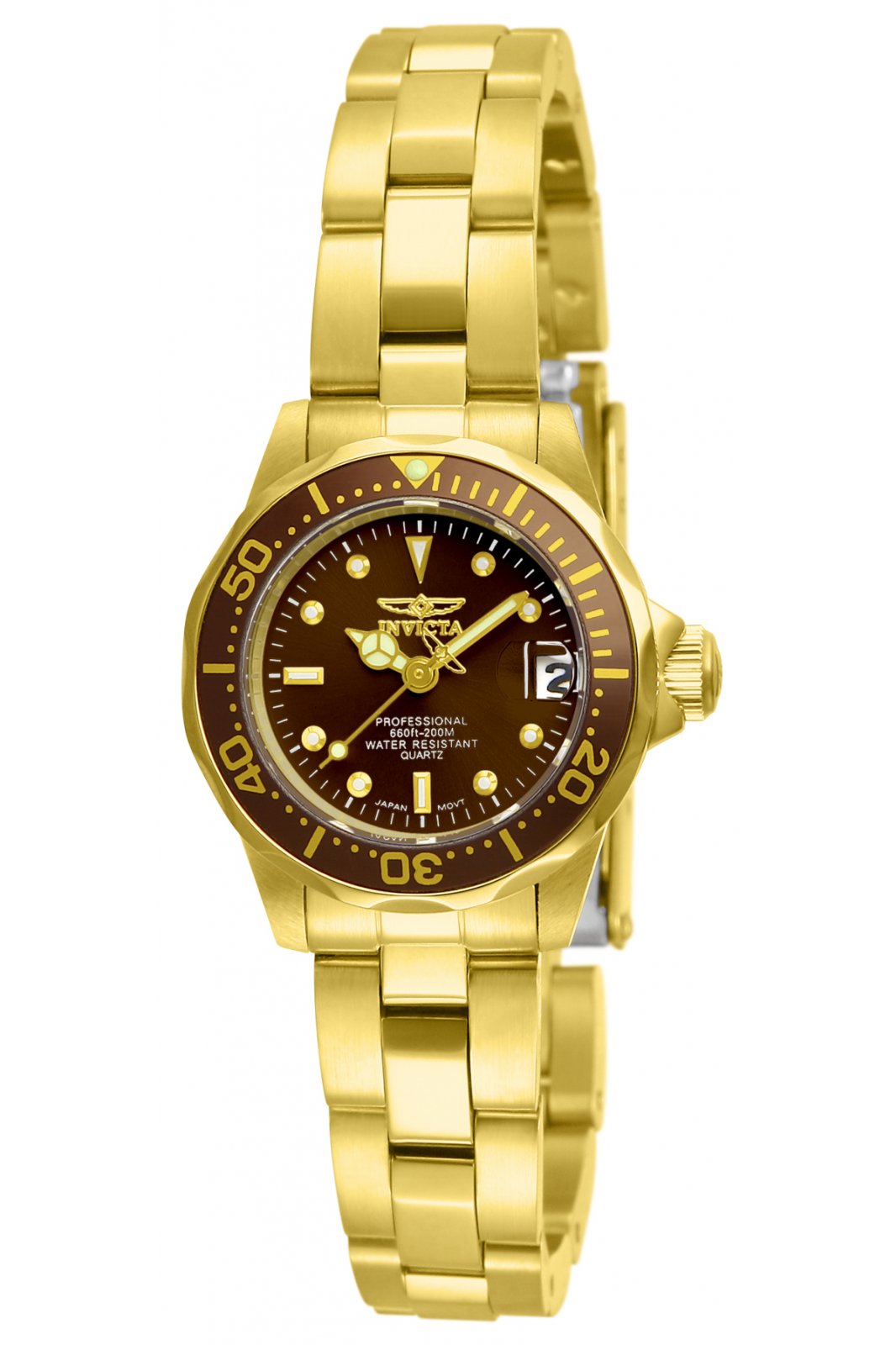 Invicta Women\'s 12524 Pro Diver Quartz 3 Hand Brown Dial Watch Invicta | Accessories | Invicta Womens 2524 Pro Diver Quartz  main image 4
