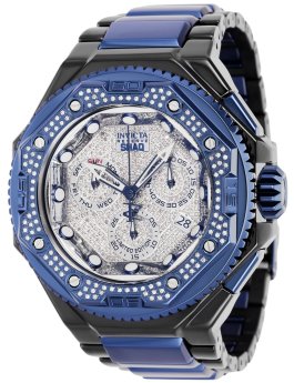 Invicta SHAQ 37474 Relógio de Homem Quartzo  - 55mm - Com 360 diamantes