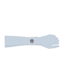 Invicta Angel 33360 Reloj de Mujer - Movimiento de Cuarzo - Acero Inoxidable con Esfera Plateada - 34 mm