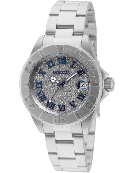 Invicta Angel 33360 Orologio da Donna - Movimento al Quarzo - Acciaio Inossidabile con Quadrante Argento - 34 mm