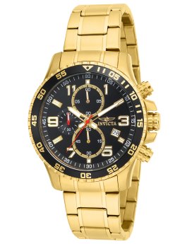 Invicta Specialty 16932 Orologio da Uomo - Movimento al Quarzo - Acciaio Inossidabile con Quadrante Nero - 45 mm