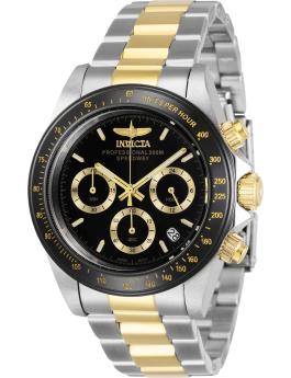 Invicta Speedway 36743 Men's Watch - Quartz Movement - Stainless Steel with Black Dial - 39 mm
