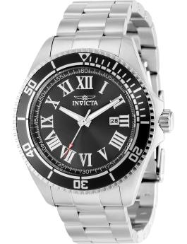 Invicta Pro Diver 14998 Miesten kello - Kvartsikoneisto - Ruostumaton teräs mustalla kellotaululla - 45 mm