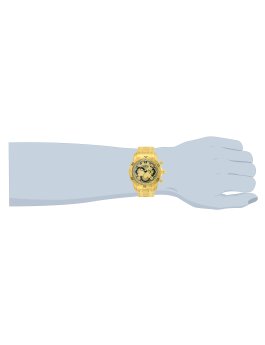 Invicta Pro Diver - SCUBA 22761 Orologio da Uomo - Movimento al Quarzo - Acciaio Inossidabile con Quadrante Dorato - 50 mm