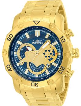 Invicta Pro Diver - SCUBA 22765 Orologio da Uomo - Movimento al Quarzo - Acciaio Inossidabile con Quadrante Blu - 50 mm