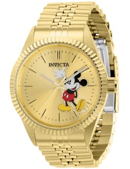 Invicta Disney - Mickey Mouse 37851 oro Orologio Uomo Quarzo  - 43mm