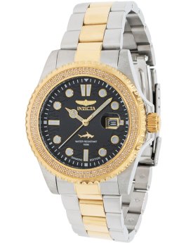 Invicta Pro Diver 37972 Relógio de Homem Quartzo  - 43mm - Com 180 diamantes