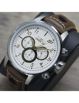 Invicta S1 Rally 16010 Orologio da Uomo - Movimento al Quarzo - Acciaio Inossidabile con Quadrante Argento - 48 mm