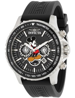 Invicta Disney - Mickey Mouse 39041 nero Orologio Uomo Quarzo  - 48mm