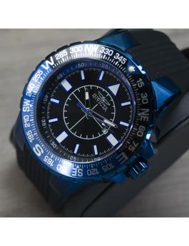 Invicta Aviator 19269 Reloj de Hombre - Movimiento de Cuarzo - Acero Inoxidable con Esfera Negra - 52 mm