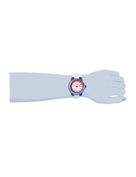 Invicta Aviator 23997 Reloj de Hombre - Movimiento de Cuarzo - Acero Inoxidable con Esfera Blanca - 52 mm