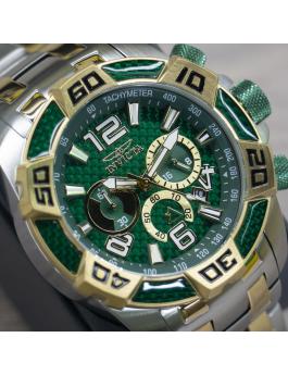 Invicta Pro Diver - SCUBA 25857 Orologio da uomo - Movimento al quarzo - Acciaio inossidabile con quadrante verde - 50 mm