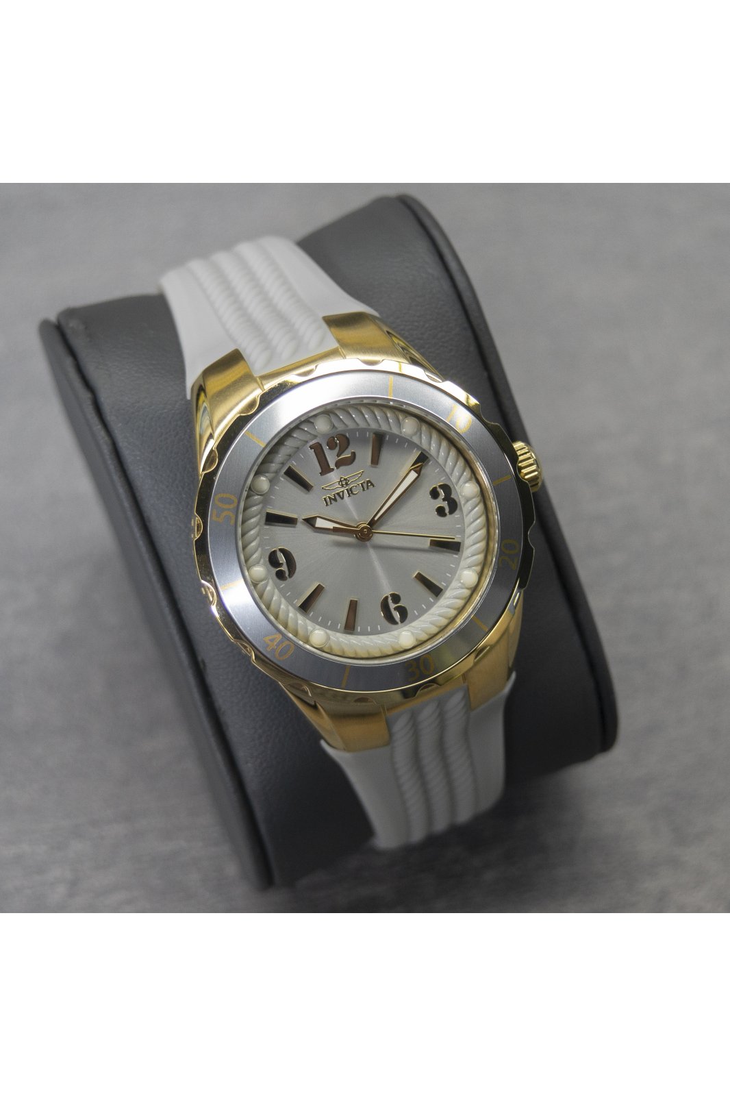 Invicta Angel 17483 Reloj para Mujer - Movimiento de Cuarzo - Acero Inoxidable con Esfera Azul - 38 mm