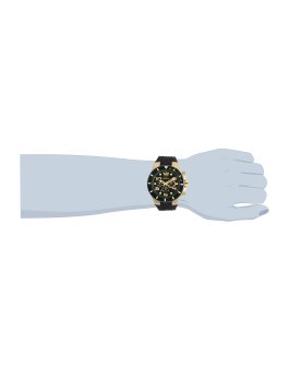 Invicta Pro Diver 30777 Reloj de Hombre - Movimiento de Cuarzo - Acero Inoxidable con Esfera Negra - 50 mm