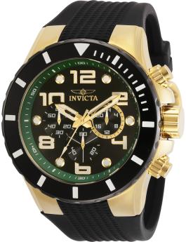 Invicta Pro Diver 30777 Men's Watch - Quartz Movement - Stainless Steel with Black Dial - 50 mm