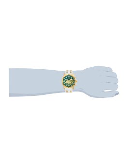 Invicta Pro Diver - SCUBA 23422 Orologio da Uomo - Movimento al Quarzo - Acciaio Inossidabile con Quadrante Verde - 50 mm