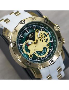 Invicta Pro Diver - SCUBA 23422 Orologio da Uomo - Movimento al Quarzo - Acciaio Inossidabile con Quadrante Verde - 50 mm