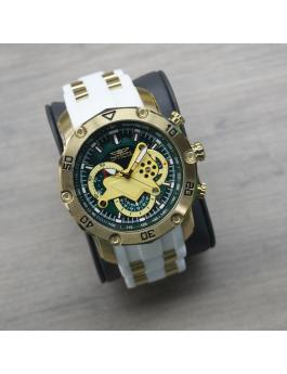Invicta Pro Diver - SCUBA 23422 Orologio da Uomo - Movimento al Quarzo - Acciaio Inossidabile con Quadrante Verde - 50 mm
