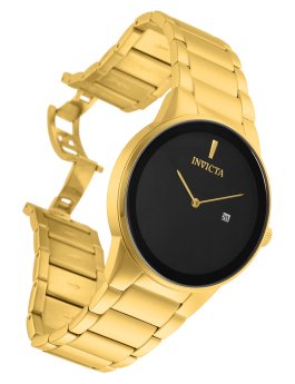 Invicta Specialty 29470 Reloj para Hombre - Movimiento de Cuarzo - Acero Inoxidable con Esfera Negra - 40 mm